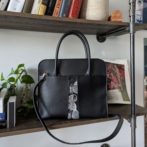 Lidia May Diana Attaché Bag in Black - Crossbody